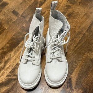 Dr. Martens White Combat Boots